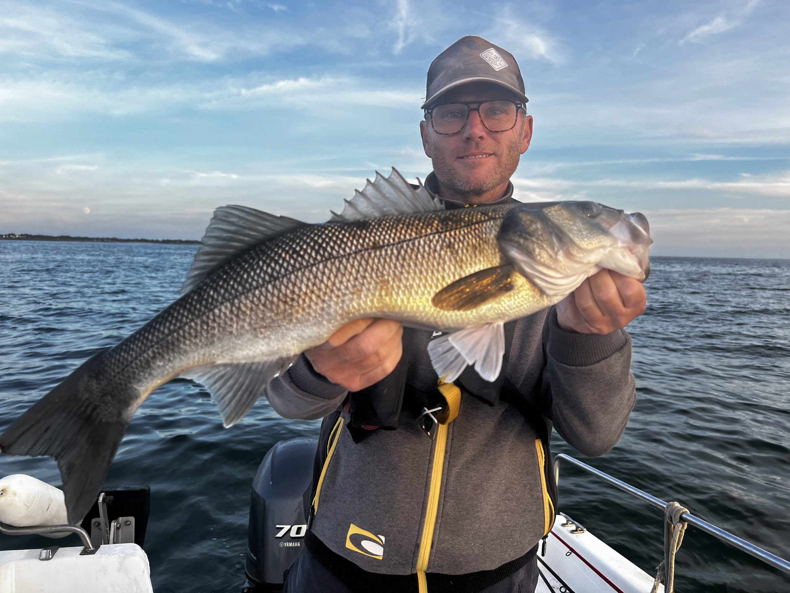 bar de 65 cm pêché dans l’archipel des Glénan